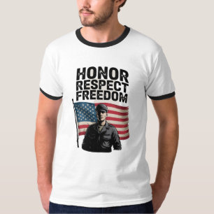 Heroes Veteran Day Patriottisch Ontwerp T-shirt