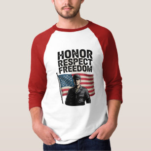 Heroes Veteran Day Patriottisch Ontwerp T-shirt