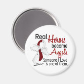 Heroes wordt engelhoofd en nekkanker magneet (Voorkant / Achterkant)