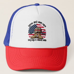 Heroes - Ze Draag hondentags en gevechtslaarzen Trucker Pet