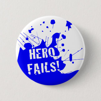 herofail blue ronde button 5,7 cm