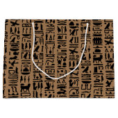 Héroglyphe égyptien grand sac cadeau (Devant)