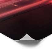 Heroic Firefighter Rescue Scene Poster (Coin)