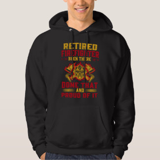 Heroic Retired Firefighter  Fireman  Idea Hoodie
