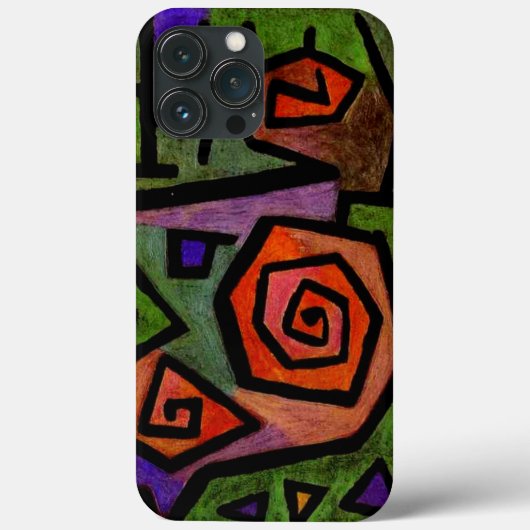 Heroic Rozen van Paul Klee Abstracte Art Case-Mate iPhone Case (Achterkant)