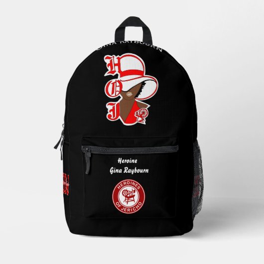 Héroïne de Jericho HOJ sac à dos personnalisé (Recto)