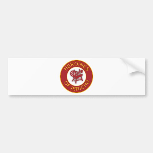 Heroines van Jericho Bumpersticker (Voorkant)