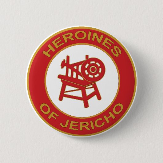 Heroines van Jericho Ronde Button 5,7 Cm (Voorkant)