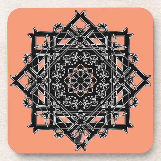 Héroïque Octa Glyph Dessous de verre Dusk (Devant)