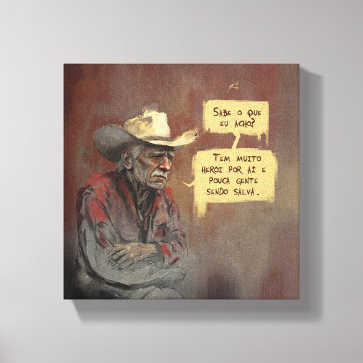 Heróis Canvas Afdruk (Voorkant)