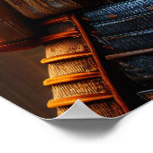 Heroïsche gouden epische samurai krijger digitale  poster (Hoek)