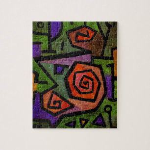 Heroïsche Rozen van Paul Klee Abstracte Kunst Legpuzzel