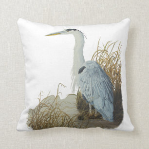 Heron aan de rand van Marsh Kussen