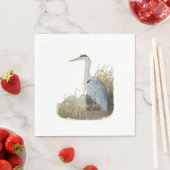 Heron aan de rand van Marsh Servetten (Insitu)