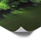 Heron and Lazy River Poster Print (Hoek)