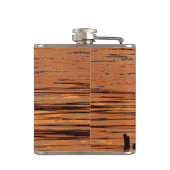 Héron au flacon de coucher du soleil (Dos)