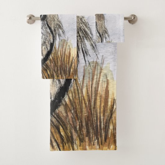 Heron Bad Handdoek (Insitu)