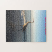 Heron Beach Florida.kerstgroeten Legpuzzel (Horizontaal)