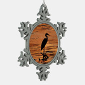 Heron bij Sunset Ornament (Links)