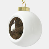 Heron Bird Ceramic Ball Kerstannament Keramische Bal Ornament (Rechts)