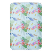 Heron Bird met Flowers Badmat (Voorkant Verticaal)