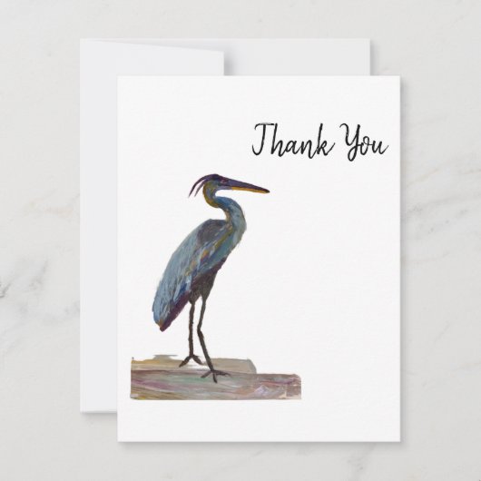 Héron bleu Merci (Devant)