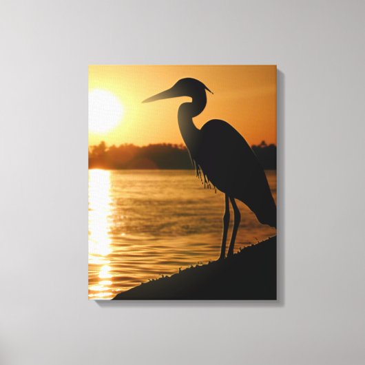 Heron Canvas Afdruk (Voorkant)