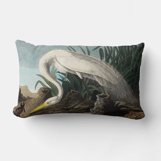 Heron Cushion Sierkussen na erized Kussen (Voorkant)
