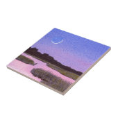 Heron en Moon Tegeltje (Zijkant)