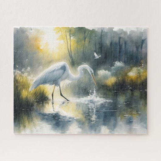 Heron Hunting Legpuzzel (Horizontaal)