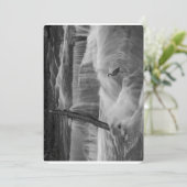 Heron in de Herfsten Feestdagenkaart (Staand voorkant)