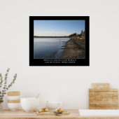 Heron met Nietzsche Quote Poster (Keuken)