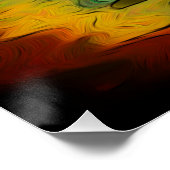 Heron Moon Fantasy Art Perfect Poster (Hoek)