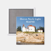 Heron Neck Light, Maine Magnet (Recto/Verso)