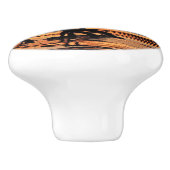 Heron op Sunset Ceramic Knob Keramische Knop (Zijkant)