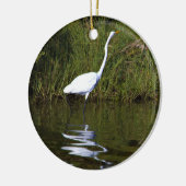 Heron Photo Keramisch Ornament (Links)