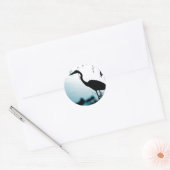 Heron Silhouette Sticker (Envelop)