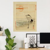 Heron slaapposter poster (Thuiskantoor)