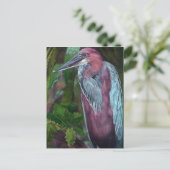 Heron Standing Alone 2 Briefkaart (Staand voorkant)