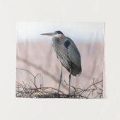 Heron Tapestry Wandkleed (Voorkant (horizontaal))