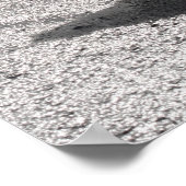 Heron Walking op Shore Poster (Hoek)