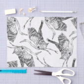 Heronpatroonpapier Tissuepapier (Craft)