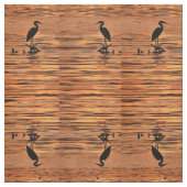 Hérons au tissu du coucher du soleil (Échantillon)