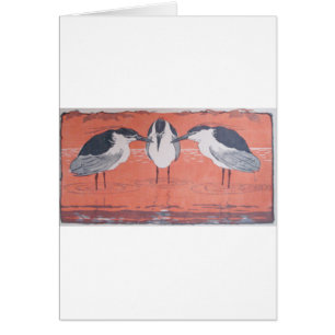 Hérons de nuit par Otto Eckmann