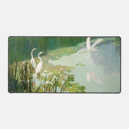 Hérons en été par Newell Convers Wyeth (Recto)