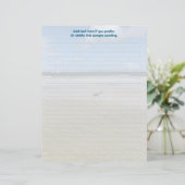 Hérons et oiseaux de rivage sur papier à lettres L (Debout devant)