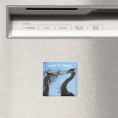 Herons in Love Magnet Magneet (Insitu (Vaatwasser))
