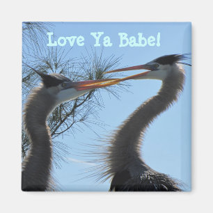 Herons in Love Magnet Magneet