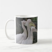 Herons White Coffee Mug (Gauche)