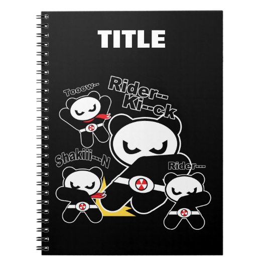 heropandbear notitieboek (Voorkant)